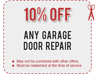 garage door repair 10 percent off coupon